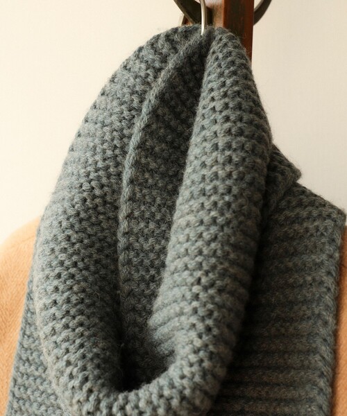 fennica（フェニカ）の「ROBERT MACKIE / Weir Scarf マフラー（マフラー・レディース・グレー/パープル系その他2/ネイビー・ONE SIZE）」の7枚目の写真