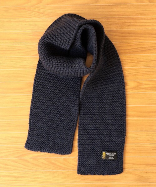 fennica（フェニカ）の「ROBERT MACKIE / Weir Scarf マフラー（マフラー・レディース・グレー/パープル系その他2/ネイビー・ONE SIZE）」の11枚目の写真