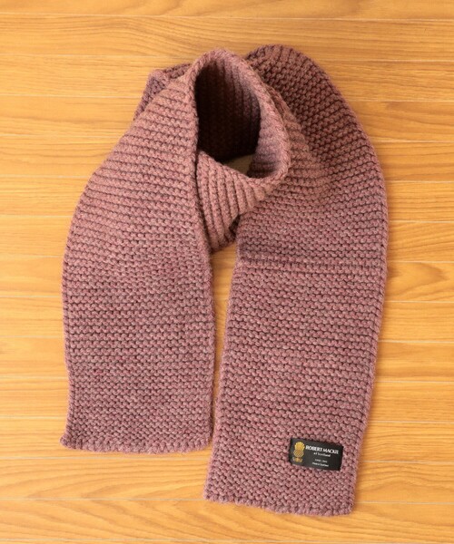 fennica（フェニカ）の「ROBERT MACKIE / Weir Scarf マフラー（マフラー・レディース・グレー/パープル系その他2/ネイビー・ONE SIZE）」の18枚目の写真