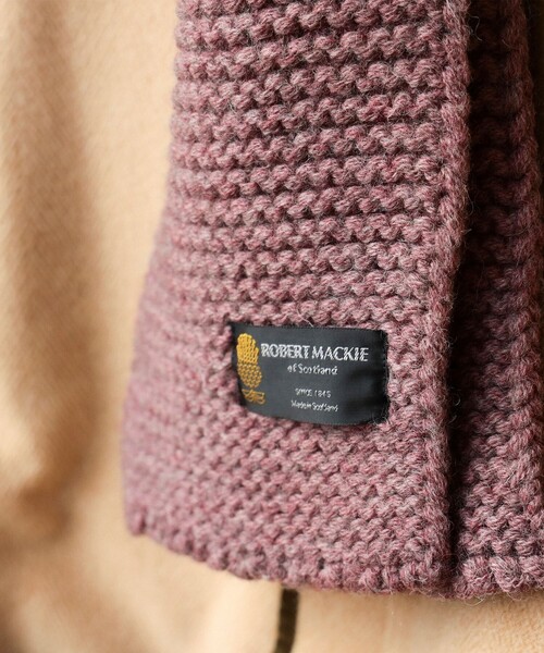 fennica（フェニカ）の「ROBERT MACKIE / Weir Scarf マフラー（マフラー・レディース・グレー/パープル系その他2/ネイビー・ONE SIZE）」の20枚目の写真