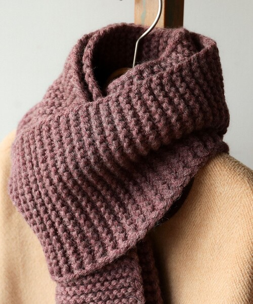 fennica（フェニカ）の「ROBERT MACKIE / Weir Scarf マフラー（マフラー・レディース・グレー/パープル系その他2/ネイビー・ONE SIZE）」の21枚目の写真