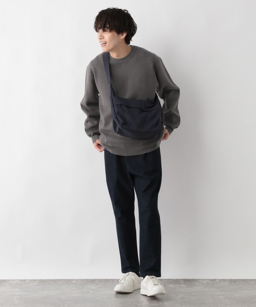 GLOBAL WORK(グローバルワーク)の「スウェットライクオテラクニット/ピグメント/581074(ニット/セーター・メンズ・スカイブルー/チャコールグレー・SMALL/MEDIUM/LARGE/X-LARGE)」の20枚目の写真