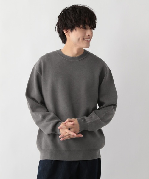 GLOBAL WORK(グローバルワーク)の「スウェットライクオテラクニット/ピグメント/581074(ニット/セーター・メンズ・スカイブルー/チャコールグレー・SMALL/MEDIUM/LARGE/X-LARGE)」の17枚目の写真