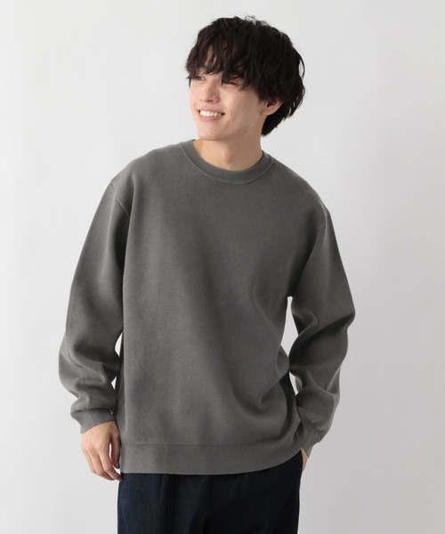 GLOBAL WORK(グローバルワーク)の「スウェットライクオテラクニット/ピグメント/581074(ニット/セーター・メンズ・スカイブルー/チャコールグレー・SMALL/MEDIUM/LARGE/X-LARGE)」の22枚目の写真