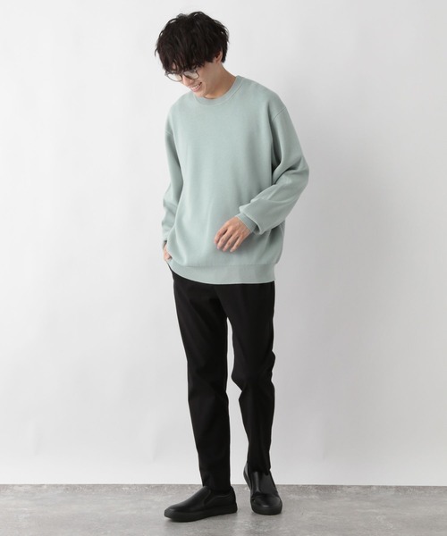 GLOBAL WORK(グローバルワーク)の「スウェットライクオテラクニット/ピグメント/581074(ニット/セーター・メンズ・スカイブルー/チャコールグレー・SMALL/MEDIUM/LARGE/X-LARGE)」の11枚目の写真