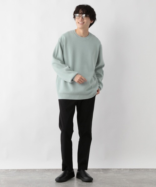 GLOBAL WORK(グローバルワーク)の「スウェットライクオテラクニット/ピグメント/581074(ニット/セーター・メンズ・スカイブルー/チャコールグレー・SMALL/MEDIUM/LARGE/X-LARGE)」の19枚目の写真