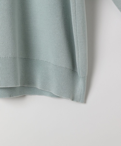 GLOBAL WORK(グローバルワーク)の「スウェットライクオテラクニット/ピグメント/581074(ニット/セーター・メンズ・スカイブルー/チャコールグレー・SMALL/MEDIUM/LARGE/X-LARGE)」の12枚目の写真