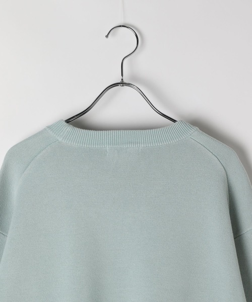 GLOBAL WORK(グローバルワーク)の「スウェットライクオテラクニット/ピグメント/581074(ニット/セーター・メンズ・スカイブルー/チャコールグレー・SMALL/MEDIUM/LARGE/X-LARGE)」の7枚目の写真