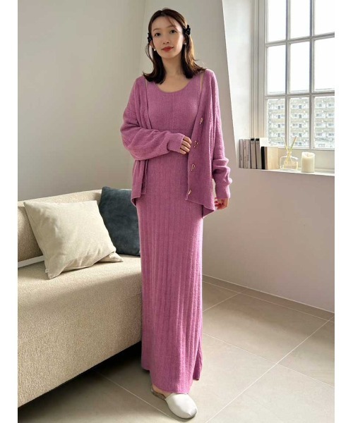 セール】【Warmmisty】【吸湿発熱】 タンクニットワンピース（ルーム