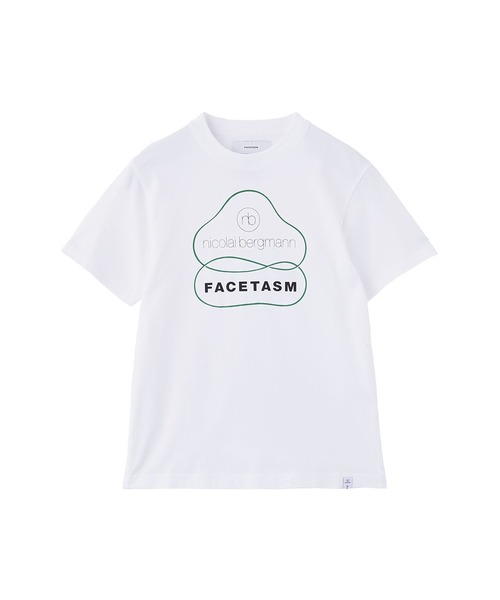 FACETASM(ファセッタズム)の「FACETASM WMNS FACETASM x Nicolai Bergmann TEE NAT-TEE-U10(Tシャツ/カットソー・メンズ・グレー/ホワイト・1)」の1枚目の写真