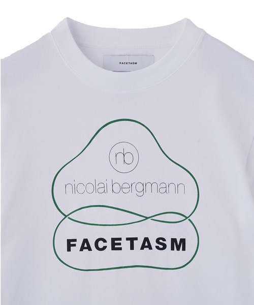 FACETASM(ファセッタズム)の「FACETASM WMNS FACETASM x Nicolai Bergmann TEE NAT-TEE-U10(Tシャツ/カットソー・メンズ・グレー/ホワイト・1)」の4枚目の写真