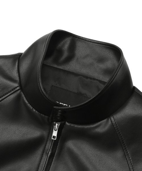 DOFFJASON(ドフジェーソン)の「ヴィーガンレザー ハリントンジャケット BLACK(ライダースジャケット・メンズ・その他・XX-LARGE/LARGE/X-LARGE/MEDIUM)」の17枚目の写真