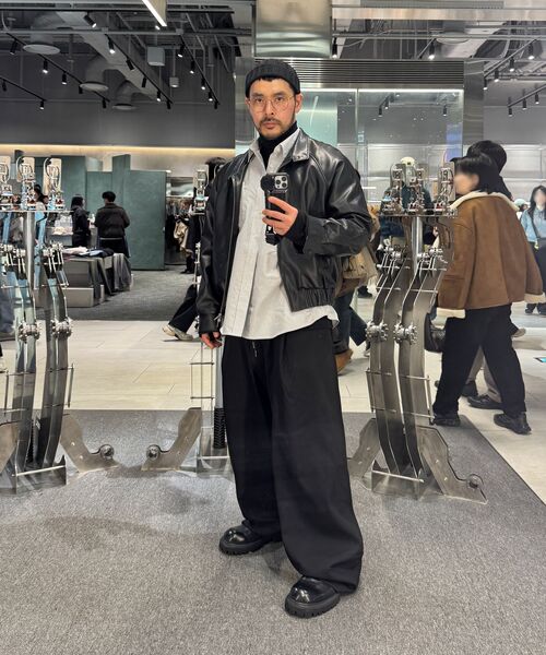 DOFFJASON(ドフジェーソン)の「ヴィーガンレザー ハリントンジャケット BLACK(ライダースジャケット・メンズ・その他・XX-LARGE/LARGE/X-LARGE/MEDIUM)」の13枚目の写真