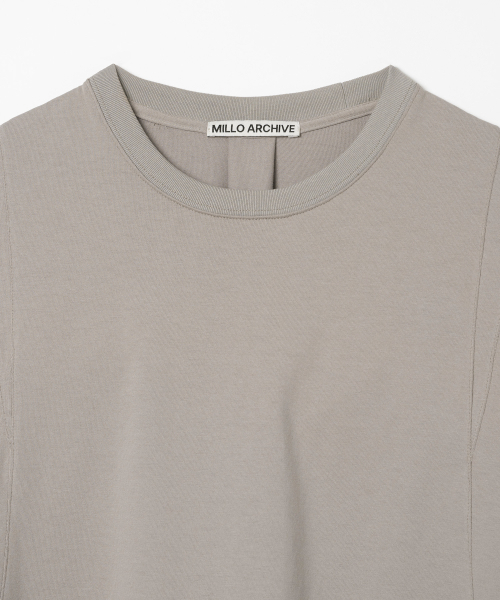 Millo Archive（ミロ アーカイブ）の「デインティカーブディテールTシャツ[サンドベージュ]（Tシャツ/カットソー・メンズ・その他・X-LARGE/MEDIUM）」の2枚目の写真