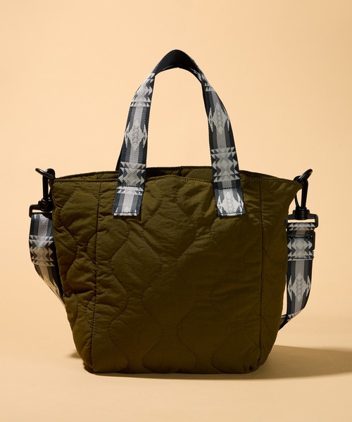 PENDLETON（ペンドルトン）の「【 PENDLETON / ペンドルトン 】キルティング2WAYミニトートバッグ（トートバッグ・レディース・ブラック/オリーブ・FREE）」の6枚目の写真