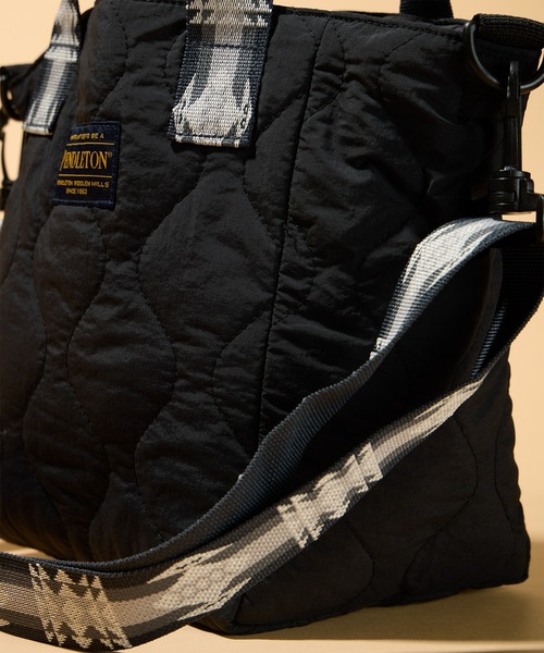 PENDLETON（ペンドルトン）の「【 PENDLETON / ペンドルトン 】キルティング2WAYミニトートバッグ（トートバッグ・レディース・ブラック/オリーブ・FREE）」の9枚目の写真