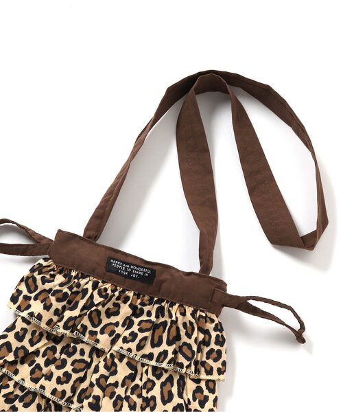 BREEZE(ブリーズ)の「フリル巾着バック(ショルダーバッグ・キッズ・ブラウン/ピンク・FREE)」の5枚目の写真