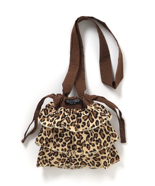 BREEZE(ブリーズ)の「フリル巾着バック(ショルダーバッグ・キッズ・ブラウン/ピンク・FREE)」の11枚目の写真