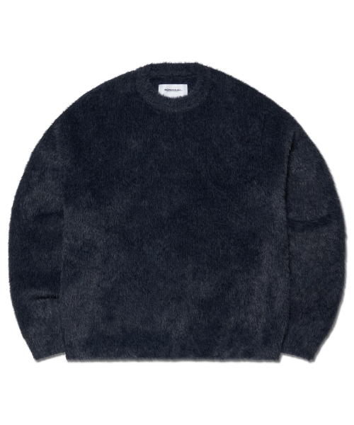 NOMANUAL(NOMANUAL)の「CROPPED HAIRY KNIT - DUSK(ニット/セーター・レディース・その他・SMALL/MEDIUM)」の1枚目の写真