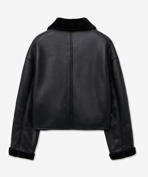 新品未使用タグ付きBOWRON 黒ムートン。 Liugoo Leathers 【20周年記念20%OFFクーポン】Liugoo Leathers 本革 B