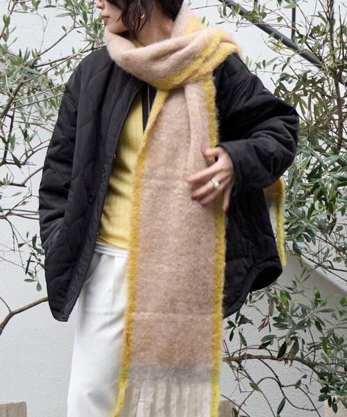 MICA&DEAL（マイカ＆ディール）の「ノーカラーキルティングコート（ノーカラーコート・レディース・オフホワイト/ブラック/ブラウン・FREE）」の15枚目の写真