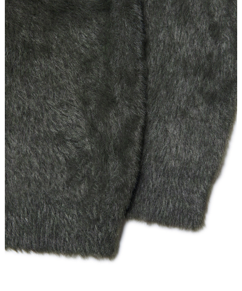 NOMANUAL(NOMANUAL)の「CROPPED HAIRY KNIT - KHAKI(ニット/セーター・レディース・その他・MEDIUM/LARGE/X-LARGE/SMALL)」の5枚目の写真