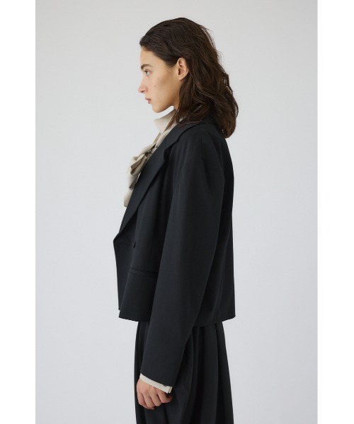 RIM.ARK（リムアーク）の「Double breasted short JK ダブルブレストショートジャケット（テーラードジャケット・レディース・ブラウン/ベージュ/ブラック・FREE）」の15枚目の写真