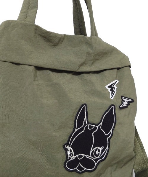 CRYSTAL BALL(クリスタルボール)の「軽量2WAYナイロントートバッグ(トートバッグ・レディース・ベージュ/グリーン/イエロー・FREE)」の12枚目の写真