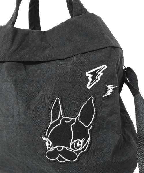 CRYSTAL BALL(クリスタルボール)の「軽量2WAYナイロントートバッグ(トートバッグ・レディース・ベージュ/グリーン/イエロー・FREE)」の18枚目の写真