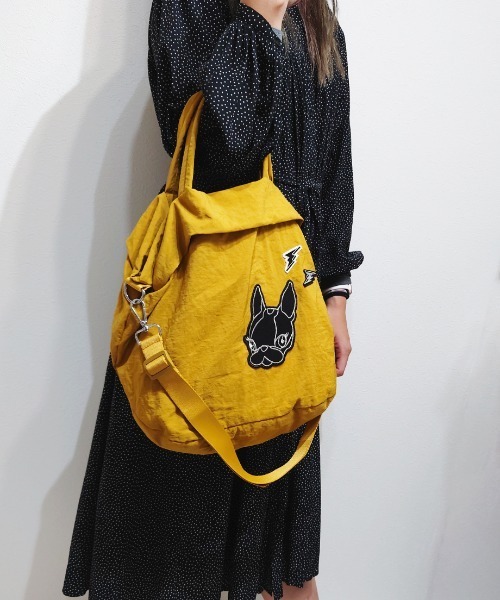 CRYSTAL BALL(クリスタルボール)の「軽量2WAYナイロントートバッグ(トートバッグ・レディース・ベージュ/グリーン/イエロー・FREE)」の22枚目の写真