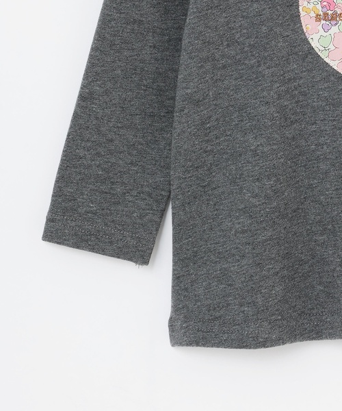 sense of wonder(センスオブワンダー)の「リバティリンゴトレーナー(スウェット・キッズ・チャコール/ネイビー/ピンク・80cm/90cm/100cm/110cm/120cm/130cm)」の8枚目の写真