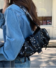 Y2K スタッズショルダーバッグ