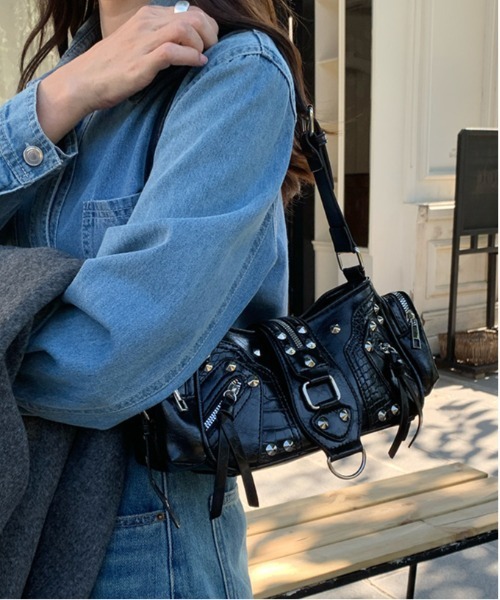 セール】Y2K スタッズショルダーバッグ（ショルダーバッグ）｜gossip