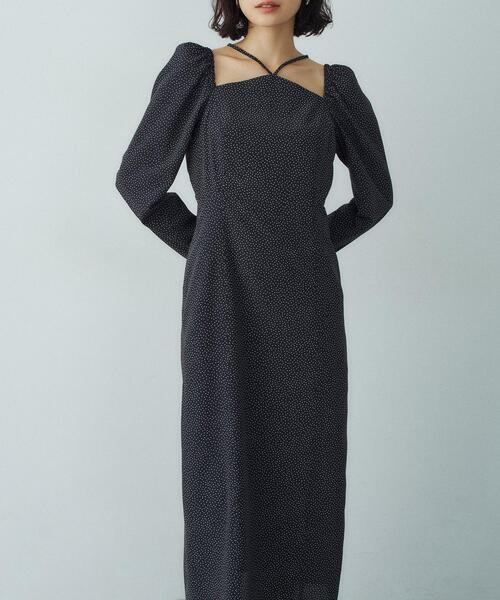 CODE A（コードエー）の「femi dot dress（ワンピース・レディース・ブラック系/ホワイト系3・36/38）」の2枚目の写真