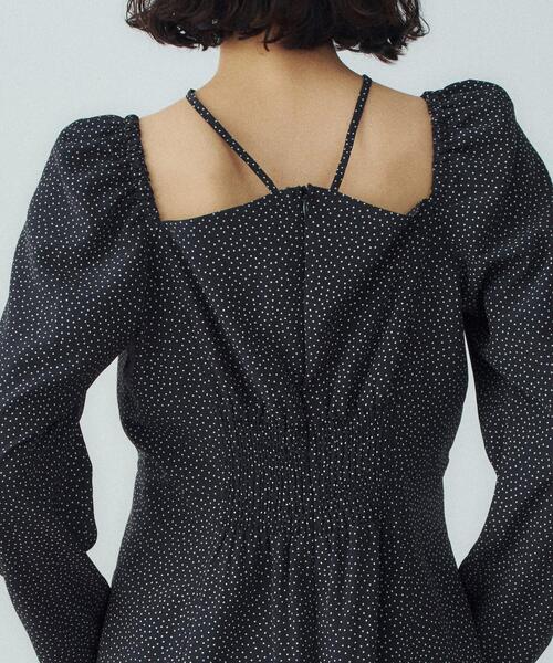 CODE A（コードエー）の「femi dot dress（ワンピース・レディース・ブラック系/ホワイト系3・36/38）」の5枚目の写真