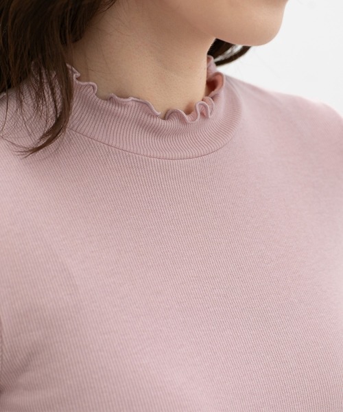 Honeys(ハニーズ)の「メローハイネックTシャツ(Tシャツ/カットソー・レディース・ライトピンク/ライトグリーン/イエロー・L/LL/M/S)」の22枚目の写真