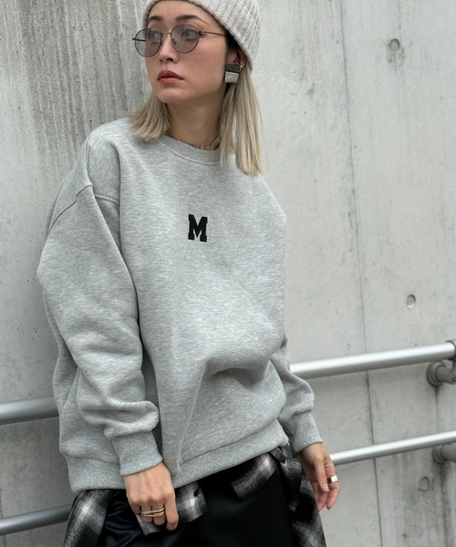 deux amour（ドゥーザムール）の「Mトレーナー（スウェット・レディース・ネイビー/グレー/アイボリー・FREE）」の17枚目の写真