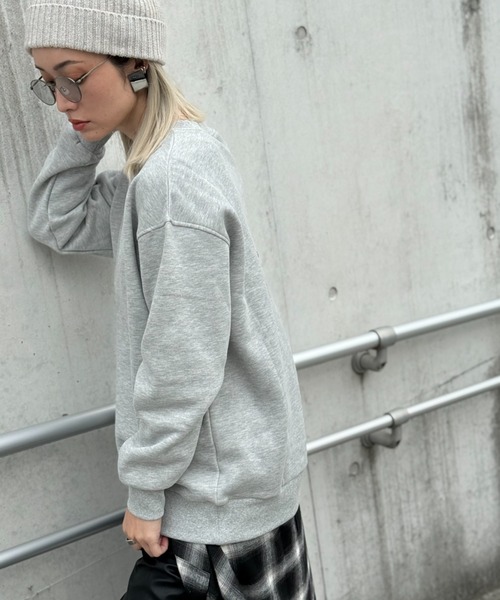 deux amour（ドゥーザムール）の「Mトレーナー（スウェット・レディース・ネイビー/グレー/アイボリー・FREE）」の18枚目の写真