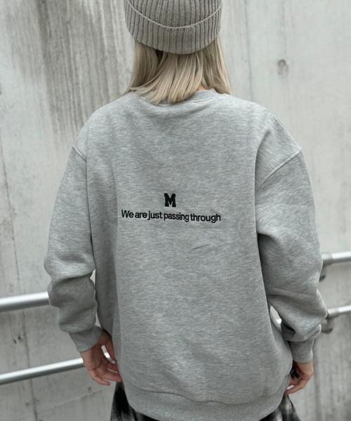 deux amour（ドゥーザムール）の「Mトレーナー（スウェット・レディース・ネイビー/グレー/アイボリー・FREE）」の20枚目の写真