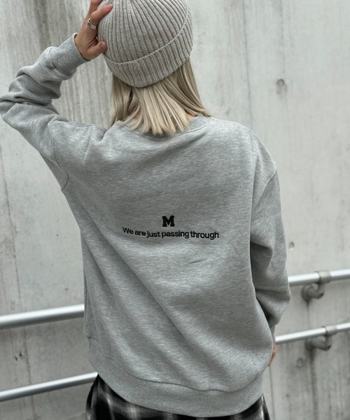 deux amour（ドゥーザムール）の「Mトレーナー（スウェット・レディース・ネイビー/グレー/アイボリー・FREE）」の22枚目の写真