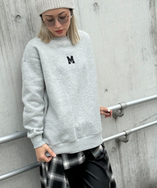 deux amour（ドゥーザムール）の「Mトレーナー（スウェット・レディース・ネイビー/グレー/アイボリー・FREE）」の21枚目の写真