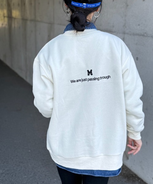 deux amour（ドゥーザムール）の「Mトレーナー（スウェット・レディース・ネイビー/グレー/アイボリー・FREE）」の10枚目の写真