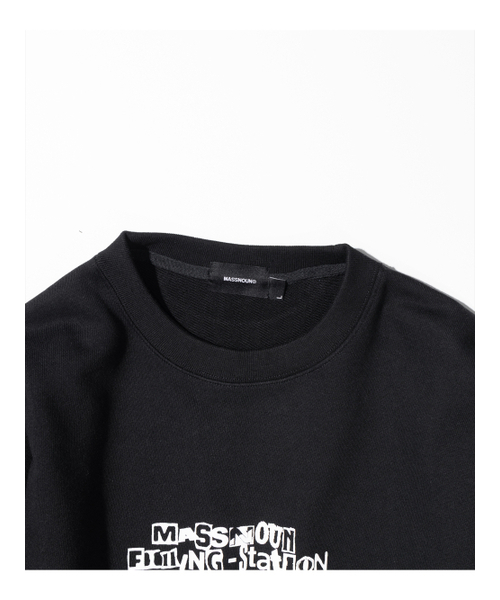 MASSNOUN(マスノウン)の「フィリングステーション ヘビーオーバーサイズマンツーマンTシャツ MSHCR003-BK(スウェット・レディース・その他・SMALL/MEDIUM/LARGE/X-LARGE)」の6枚目の写真