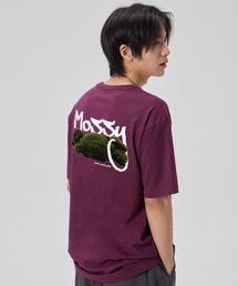 [モッシ]コットンルーズフィット半袖Tシャツ_プラムパープル
