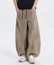 KICHUL（キチョル）の「Dyed balloon cotton pants (washed beige)（その他パンツ）」