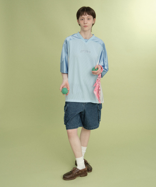 COVERNAT（カバーナット）の「デニムカーゴショーツ ブルー（その他パンツ・レディース・その他・SMALL/MEDIUM/LARGE/X-LARGE）」の4枚目の写真