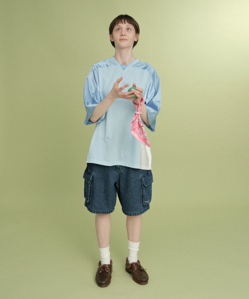 COVERNAT（カバーナット）の「デニムカーゴショーツ ブルー（その他パンツ・レディース・その他・SMALL/MEDIUM/LARGE/X-LARGE）」の5枚目の写真