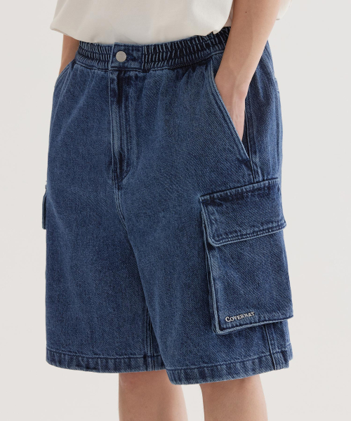 COVERNAT（カバーナット）の「デニムカーゴショーツ ブルー（その他パンツ・レディース・その他・SMALL/MEDIUM/LARGE/X-LARGE）」の9枚目の写真