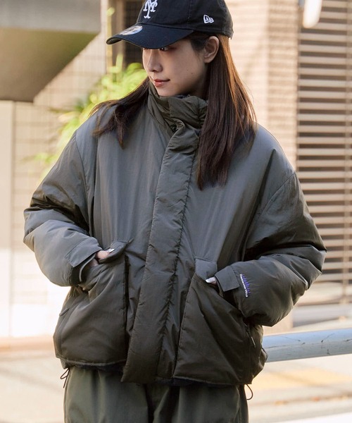 THOUSAND MILE(サウザンドマイル)の「THOUSAND MILE/サウザンドマイル STAND COLLAR PADDED JACKET スタンド カラー パデッド ダブルジップ ジャケット(ダウンジャケット/コート・メンズ・ブラック/チャコール・XS/M/L/XL)」の13枚目の写真