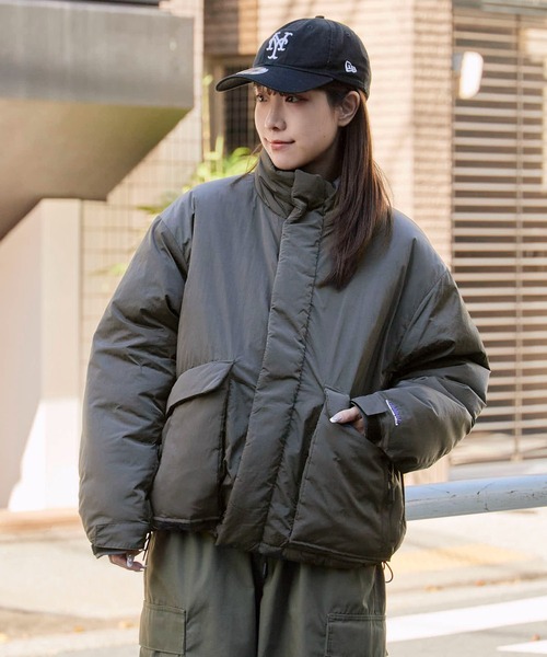 THOUSAND MILE(サウザンドマイル)の「THOUSAND MILE/サウザンドマイル STAND COLLAR PADDED JACKET スタンド カラー パデッド ダブルジップ ジャケット(ダウンジャケット/コート・メンズ・ブラック/チャコール・XS/M/L/XL)」の15枚目の写真